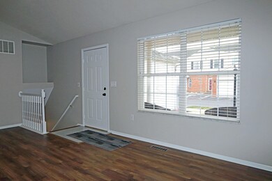 Entry area with ceramic tile