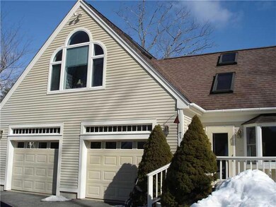 Exterior Front. Two car garage and...