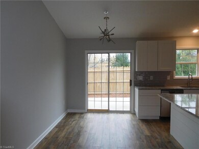 Dining Room.  Doors lead out to nice patio.