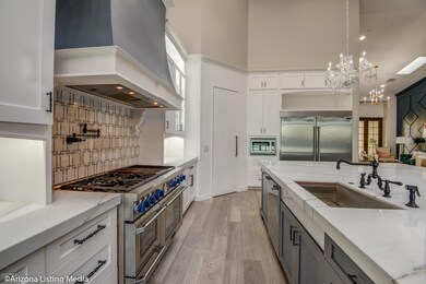 Mother of Pearl backsplash