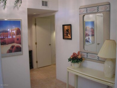 entrance showing hall to bedrooms