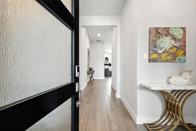 Welcoming and expansive entryway.