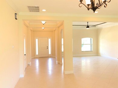 foyer and family room