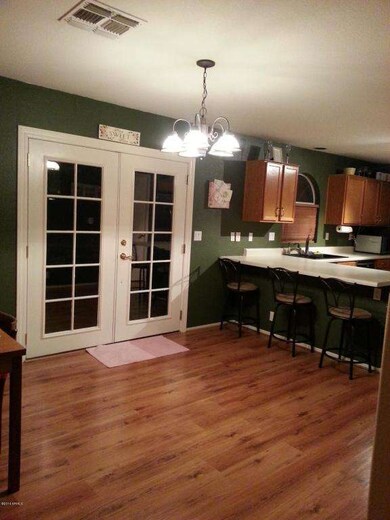 Kitchen and French Doors