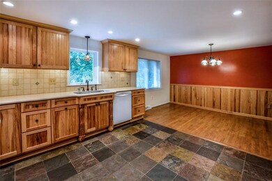 OPEN KITCHEN CONCEPT LOOKING INTO THE DINING ROOM 