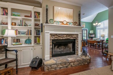 Den Fireplace