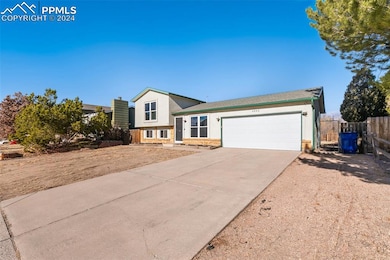 Tri-level home with a garage