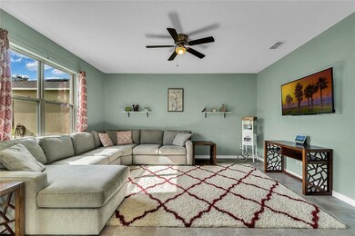 The living room.