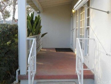 inviting front porch.