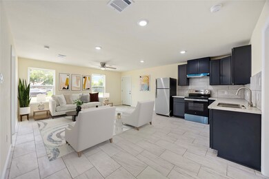 A contemporary design of the living room that meet