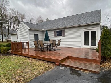 7179 Darrow large deck overlooking rear yard
