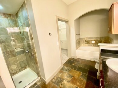 Master bath with double sinks