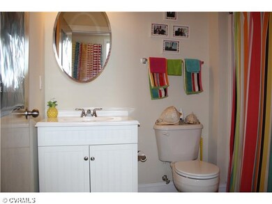 This is a view of the en suite bathroom off the ma
