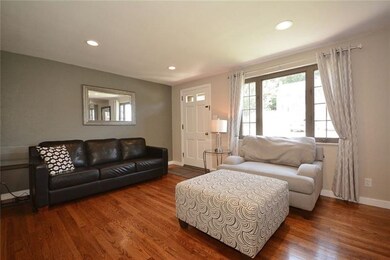 Front door opens into living room.  Huge window fl