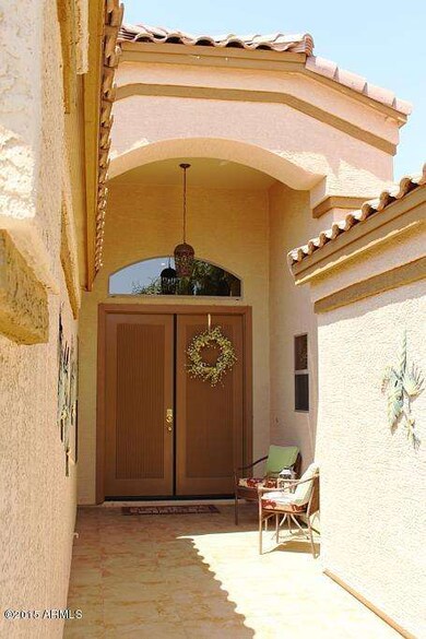 Travertine Tile Entry