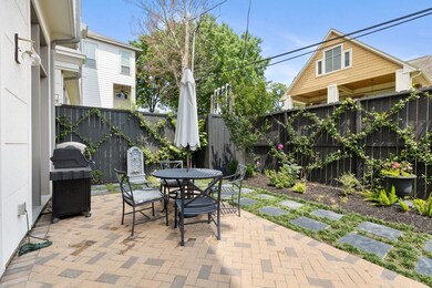 Large backyard