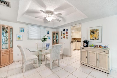 Dining room with coffee bar