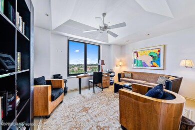 Den with ocean view