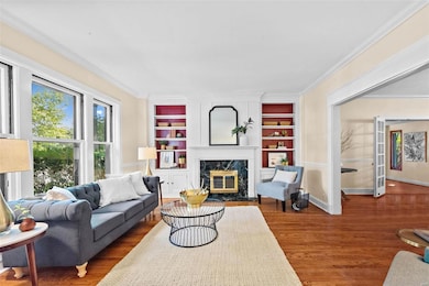 The Living Room has great light and lovely built i
