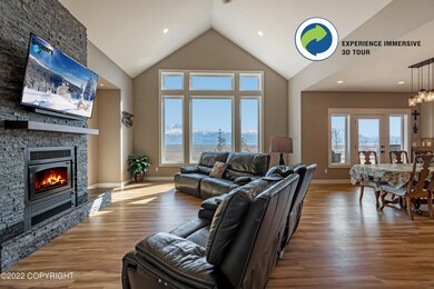 Bluff View Wasilla Home for sale on Barn