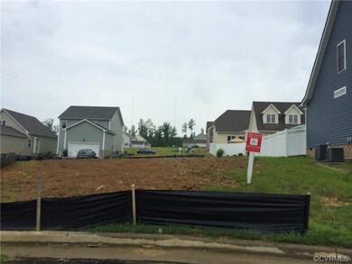 The lot has been cleared in preparation for the st