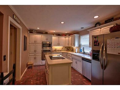 Kitchen. Wonderful kitchen is light and bright wit