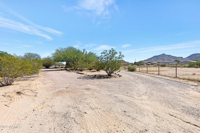 Huge front driveway
