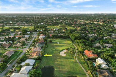Lots of room on the 13th fairway.