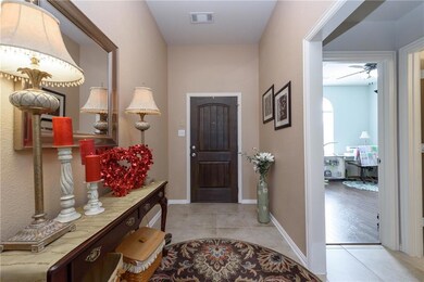 Warm and inviting entryway