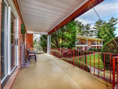 Large covered front patio is a great place to sit and relax!