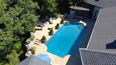Private salt water, heated pool