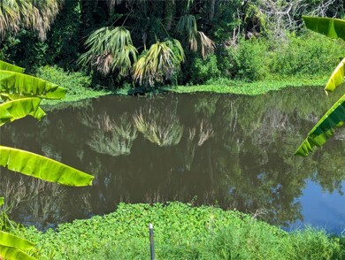Canal behind lot