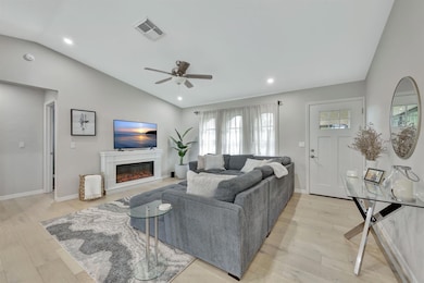 Beachy Plank Flooring Throughout