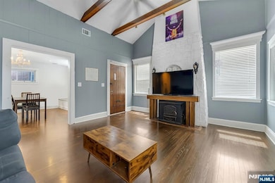 Glistening wood floors