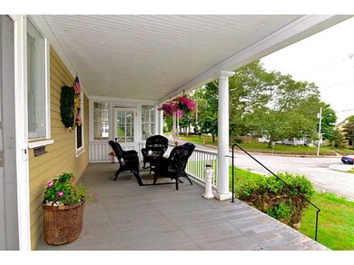 Exterior Front. Front porch, with enclosed front p