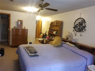 Master bedroom with 3/4 bath