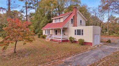 View of front facade featuring a porch