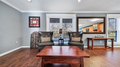 The formal dining room is a flexible space that could easily be used for additional seating, a study area, and more. The possibilities are endless based on your family's needs!