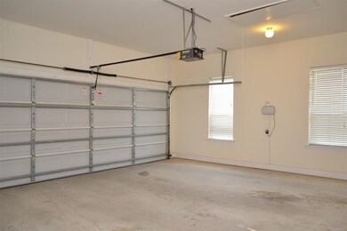 Large, double garage