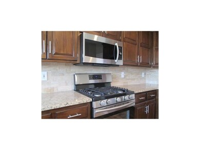 Gas range with convection oven and self cleaning. 