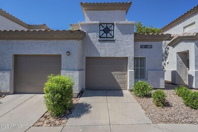 Front view and garage