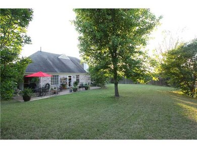 Wonderful backyard with oversized patio (partially