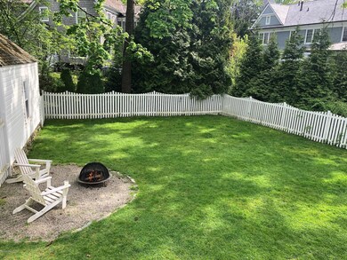 Fully fenced backyard