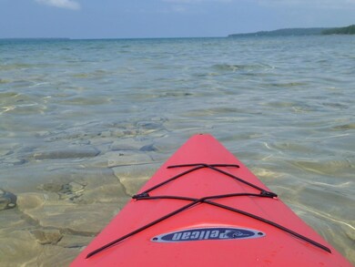great kayaking over glacier limestone