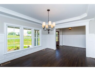 Dining room opens to foyer