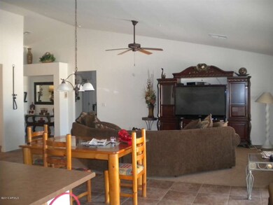 View from kitchen to Great Room