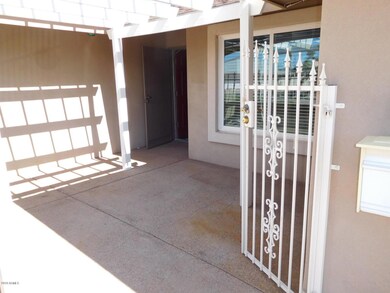 Gated Front Patio