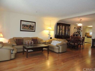 Large living room overlooking the formal dining ar
