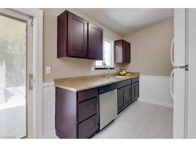 New kitchen cabinets, counters sink and dishwasher