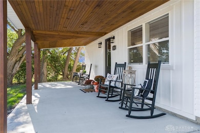 Covered front porch